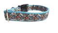 Western Floral Nylon Dog Collar