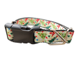 Red and Green Christmas Trees Nylon Dog Collar