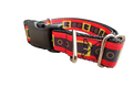 Santa Belt Christmas Nylon Dog Collar