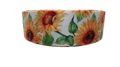1.5" Wide Sunflowers Nylon Dog Collar