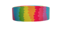 1.5" Wide Rainbow Ripple Nylon Dog Collar